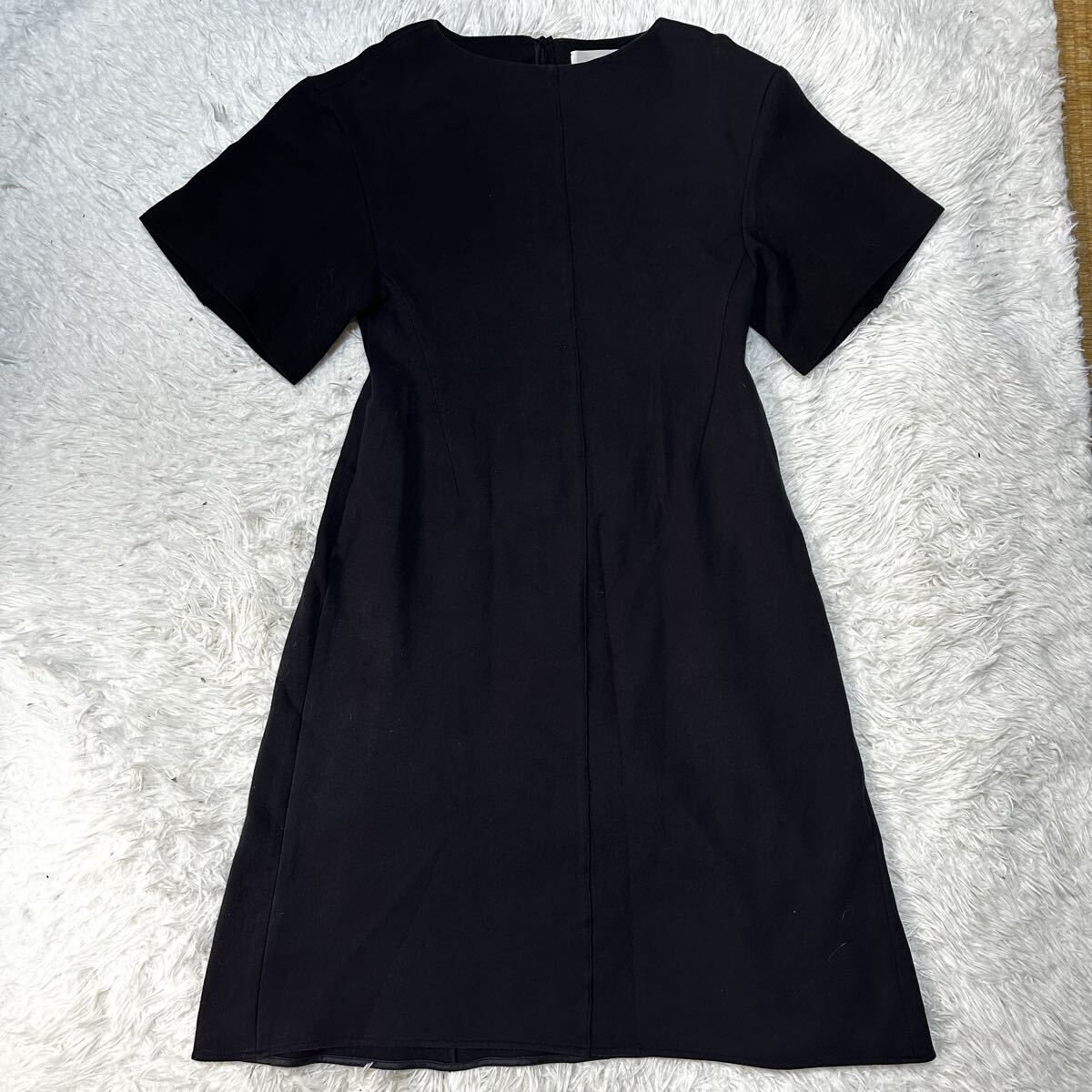 CYCLAS スウェット素材ロングワンピース 黒 シクラス拍卖