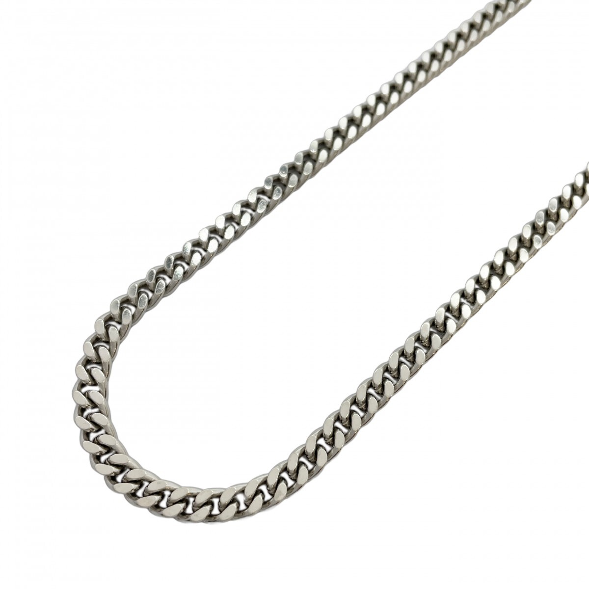 【5khh023】喜平 ネックレス Pt850 プラチナ 2面 シングル 60.3cm 101.7g キヘイ【中古】メンズ レディース ユニセックス拍卖