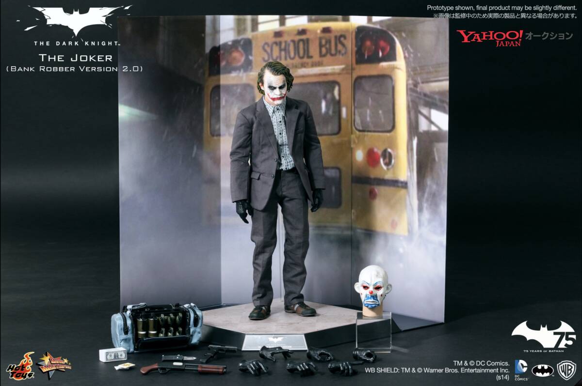 未開封 HOTTOYS ホットトイズ The Dark Knight ダークナイト Joker ジョーカー Bank Robber 銀行強盗 2.0版拍卖