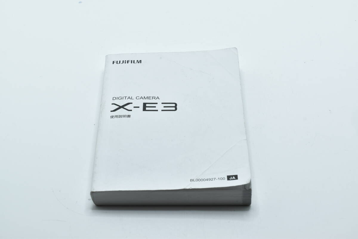 FUJIFILM フジフィルム X-E3 使用説明書 EF-TN-YO2651拍卖