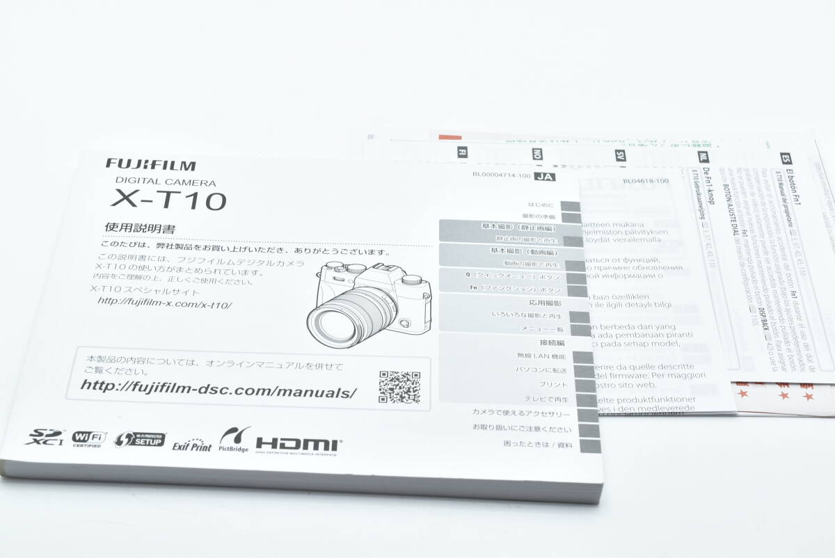 FUJIFILM フジフィルム X-T10 使用説明書 EF-TN-YO2172拍卖