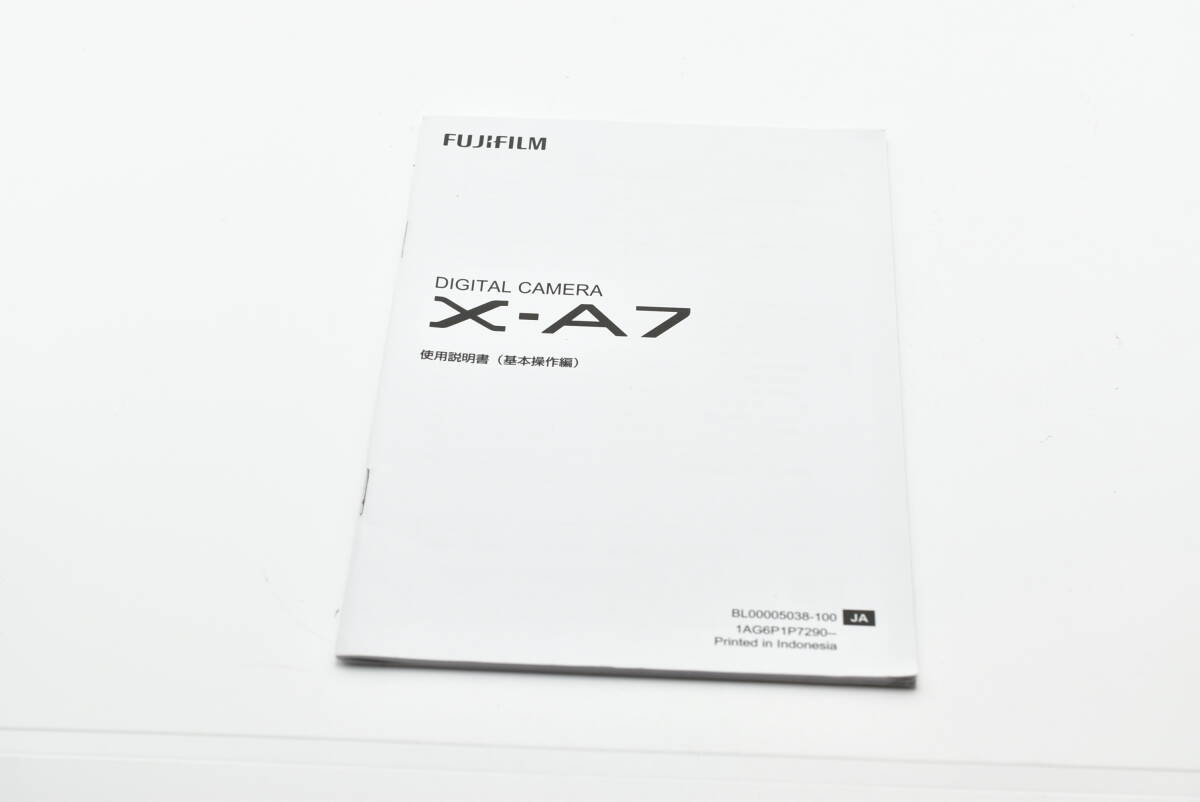 FUJIFILM フジフィルム X-A7 使用説明書(基本操作編) EF-TN-YO1901拍卖
