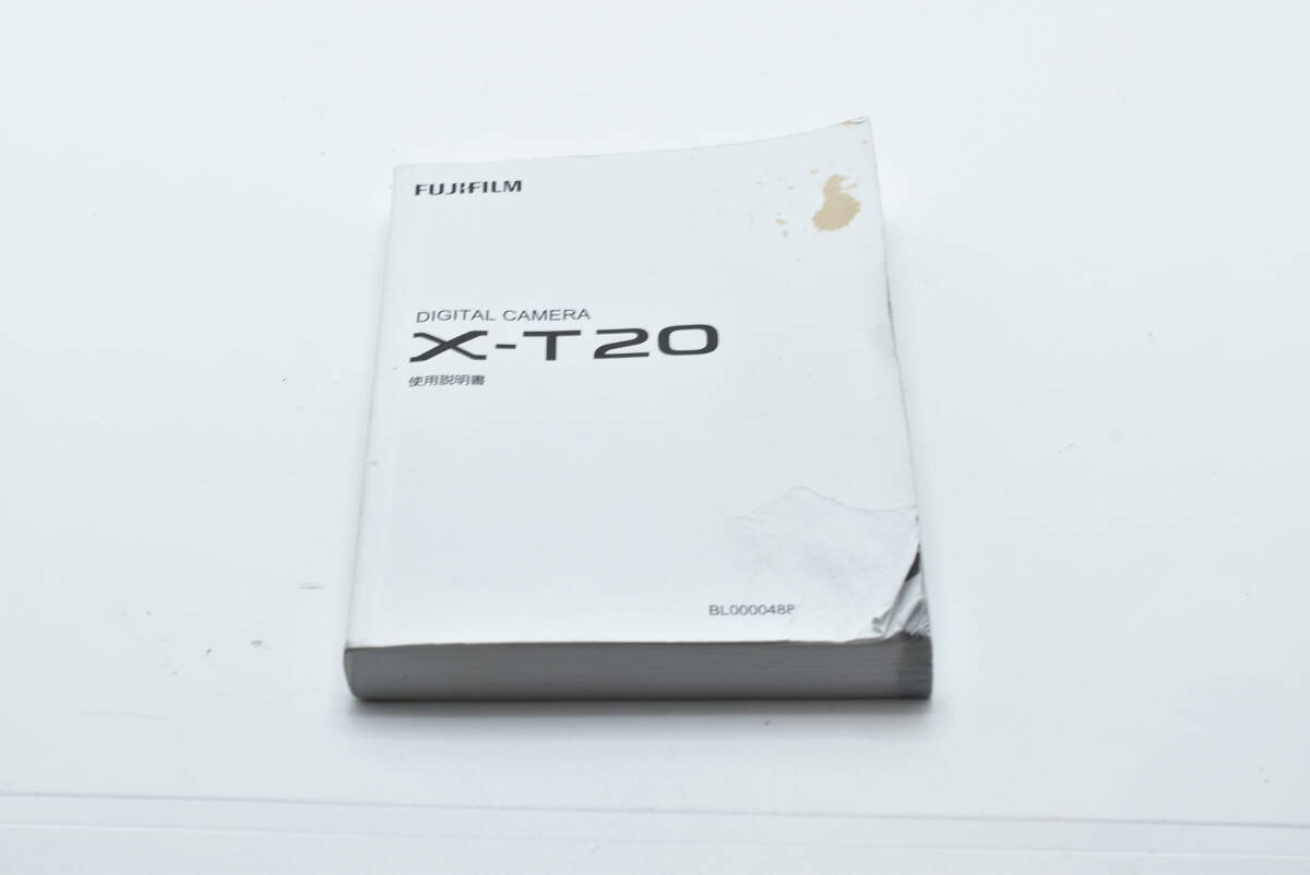 FUJIFILM フジフィルム X-T20 使用説明書 汚れあり EF-TN-YO1990拍卖