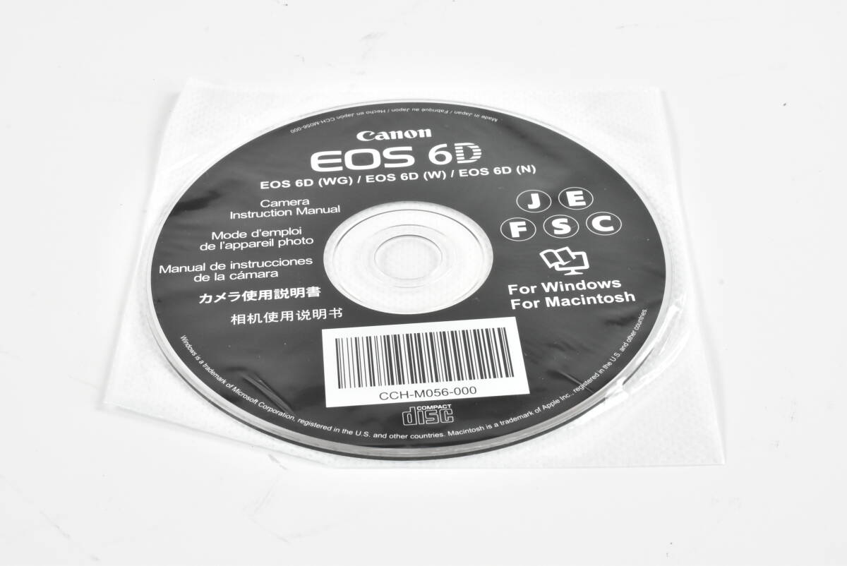 Canon EOS 6D カメラ使用説明書 CCH-M059-001 EF-TN-YO1223拍卖