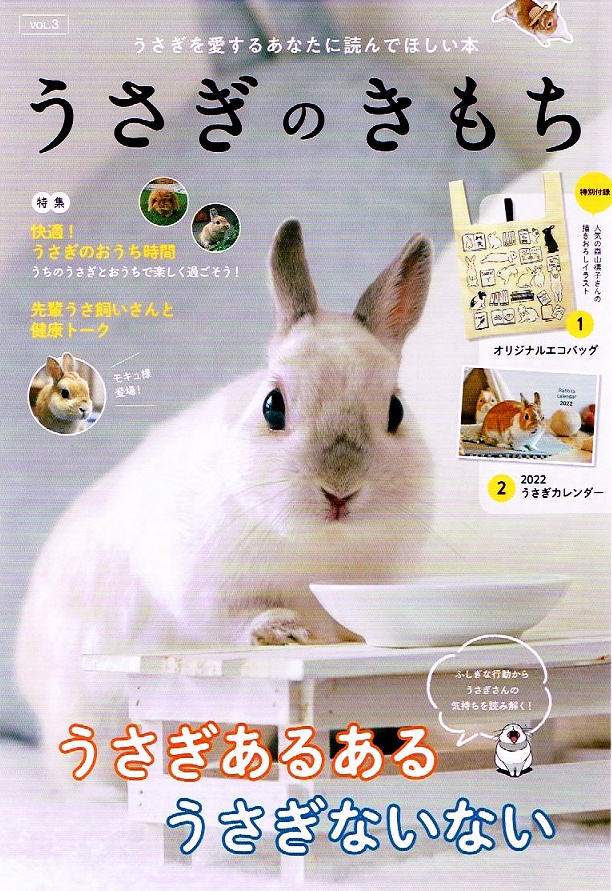 うさぎのきもち Vol.3 幸せに暮らすためのヒント 他 ●付録無し 【単行本】拍卖