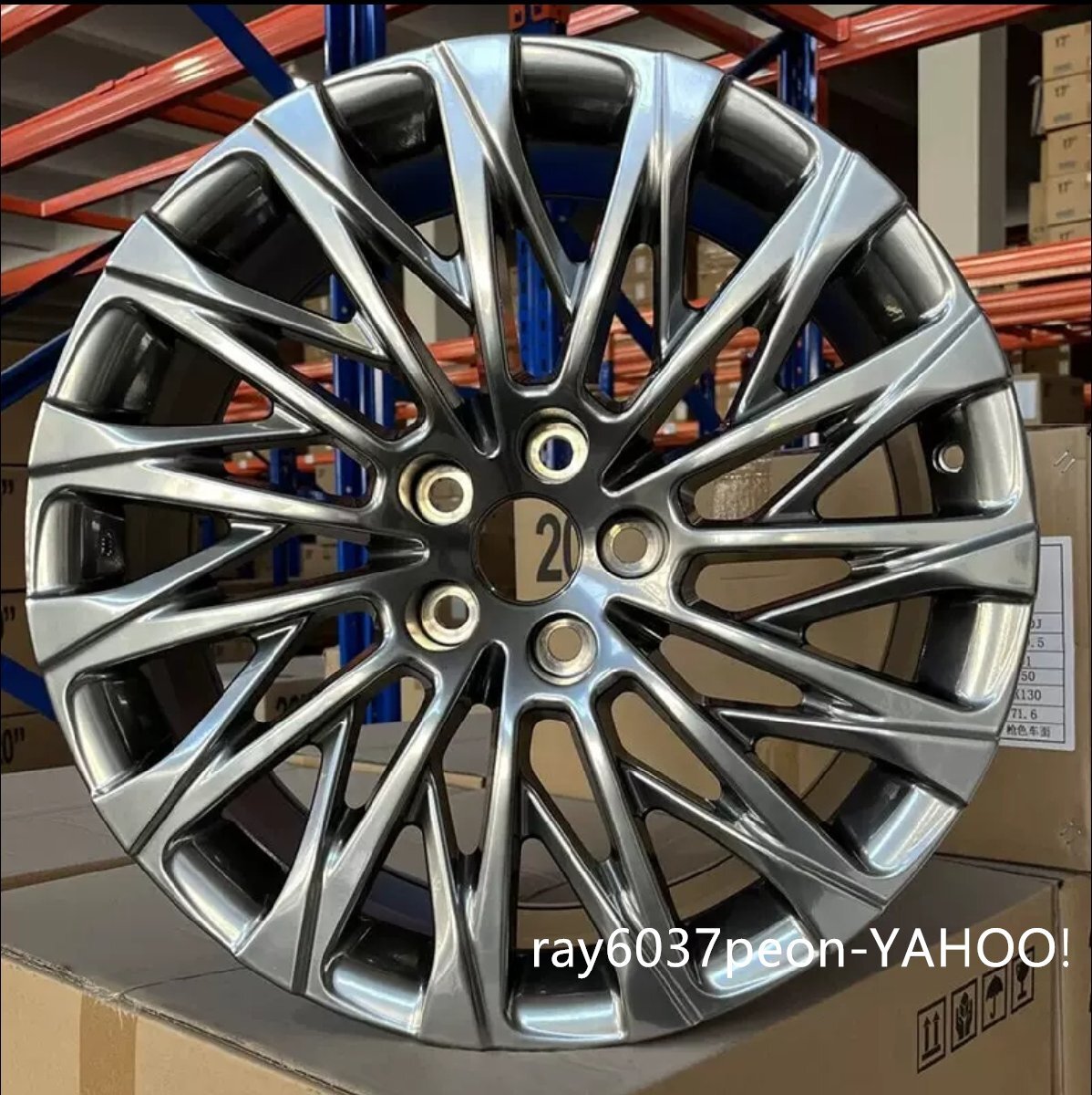 【レクサス RX専用】19インチ アルミホイール HP3103F 高輝度ブラック 1本拍卖