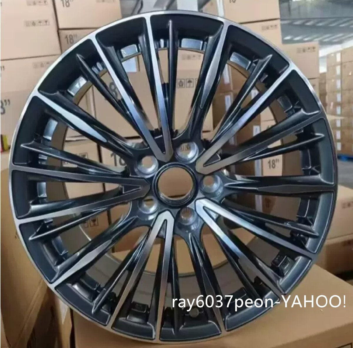 19インチ アルミホイール HP3101F ガンメタ 旋圧タイプ トヨタ車対応 1本拍卖