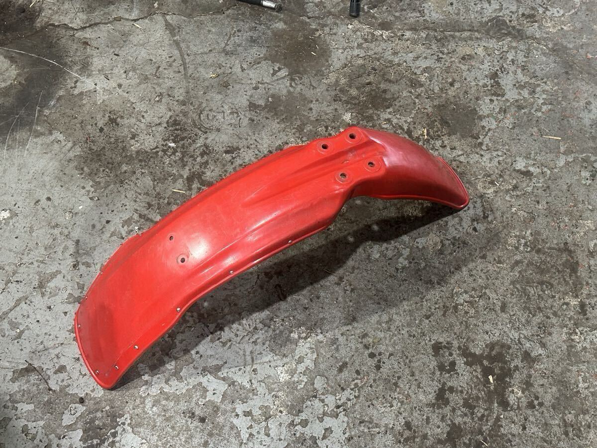 ホンダ XL250R 純正 フロントフェンダー フロント フェンダー 当時物 XL 250 パリダカ パリ ダカール 赤 HONDA 拍卖
