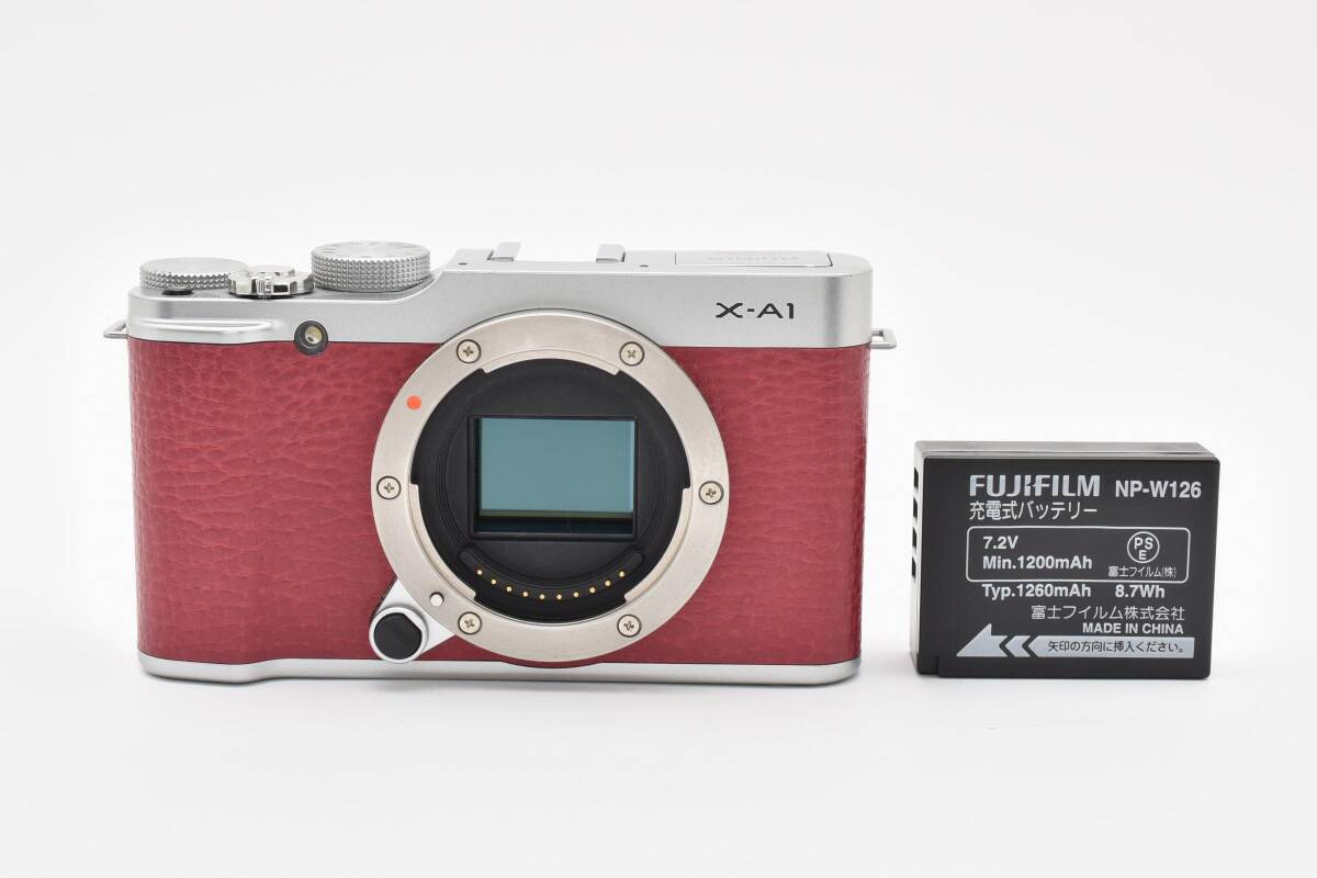 良品 Fujifilm X-A1 レッド拍卖