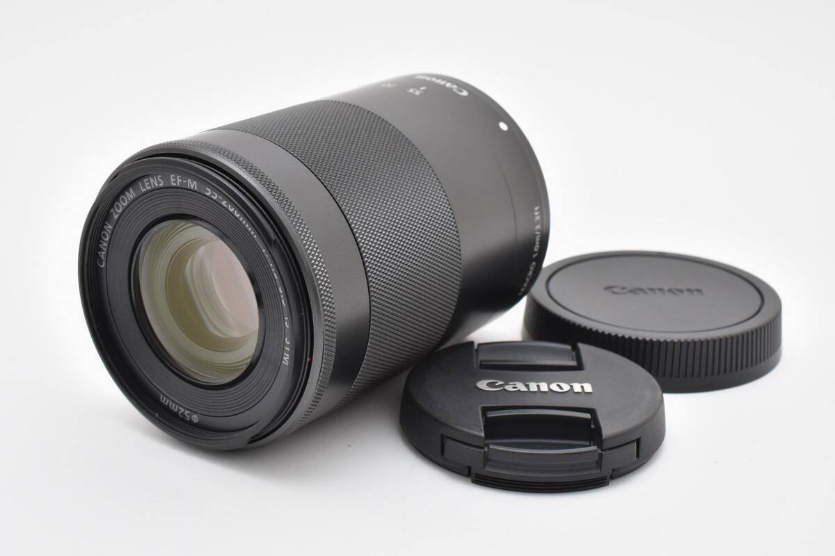 新品級 Canon EF-M 55-200mm f4.5-6.3 IS STM グラファイト No23拍卖