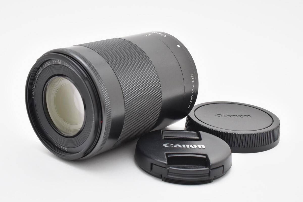 良品 Canon EF-M 55-200mm f4.5-6.3 IS STM グラファイト No24拍卖