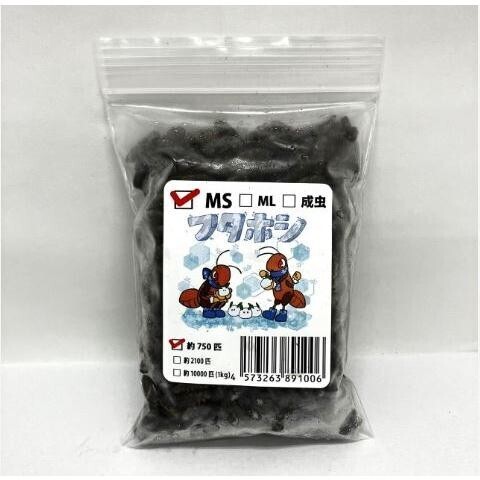 【送料無料・邑楽ファーム・クール便発送】冷凍フタホシコオロギ MSサイズ(約750匹入り)×2個セット拍卖