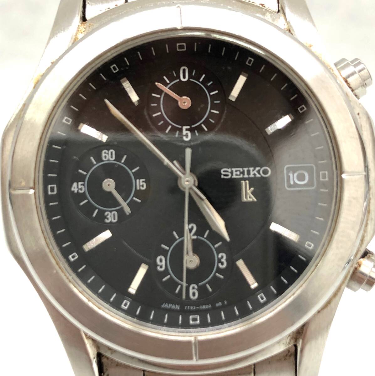 セイコー ルキア メンズ腕時計 7T92-0BN0 SEIKO 稼働品 ※難あり拍卖