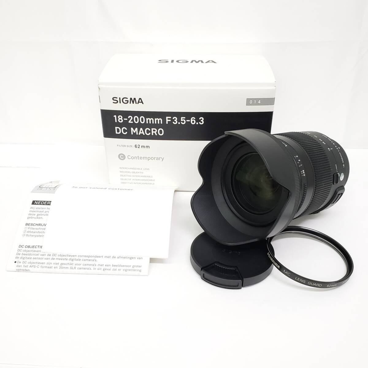 SIGMA シグマ 18-200mm 1:3.5-6.3 DC Φ62 カメラレンズ 撮影動作確認済み 詳細動作未確認 現状品 美品拍卖