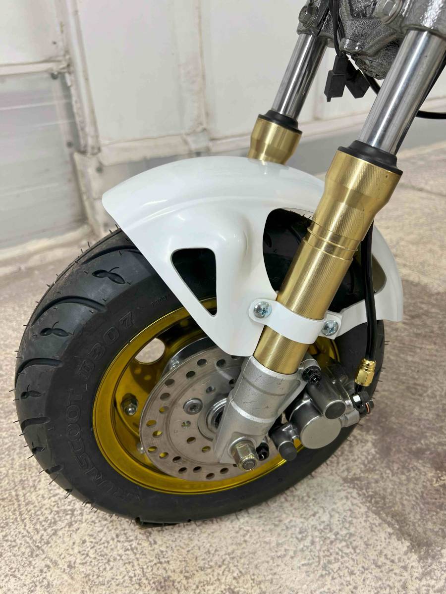 ライブディオフロントフォーク 用 デメキン フロントフェンダー モトコンポ 8インチ拍卖