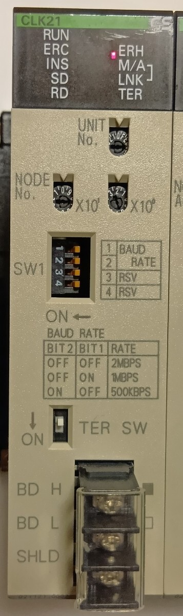 中古品 オムロン DeviceNet ユニット CS1W-DRM21 デバイスネットユニット拍卖