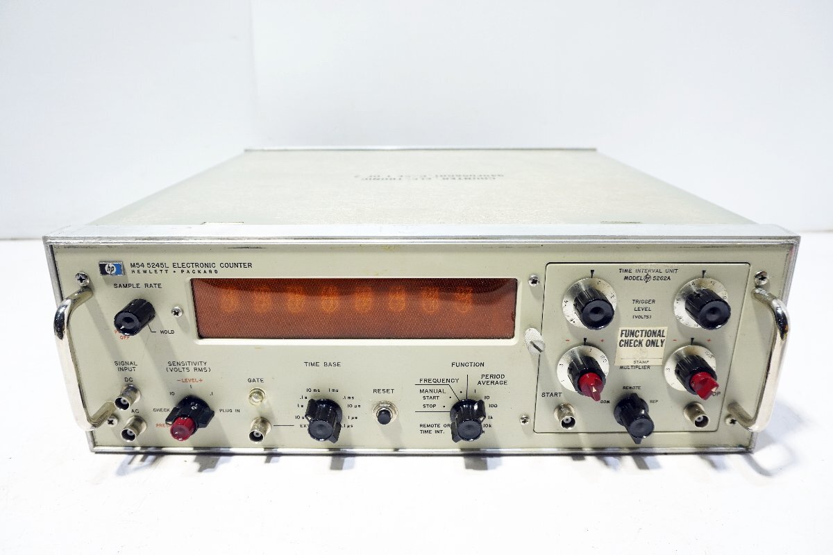 140☆hp Hewlett Packard M54 5245L ELECTERONIC COUNTER 周波数カウンター◇3B-586拍卖