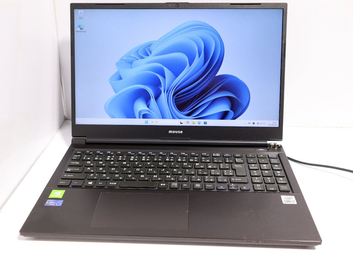 100☆mouse K5-i7CMLAB Core i7-10750H RAM32GB SSD1TB Windows11 Home GeForce MX350◇3B-472拍卖