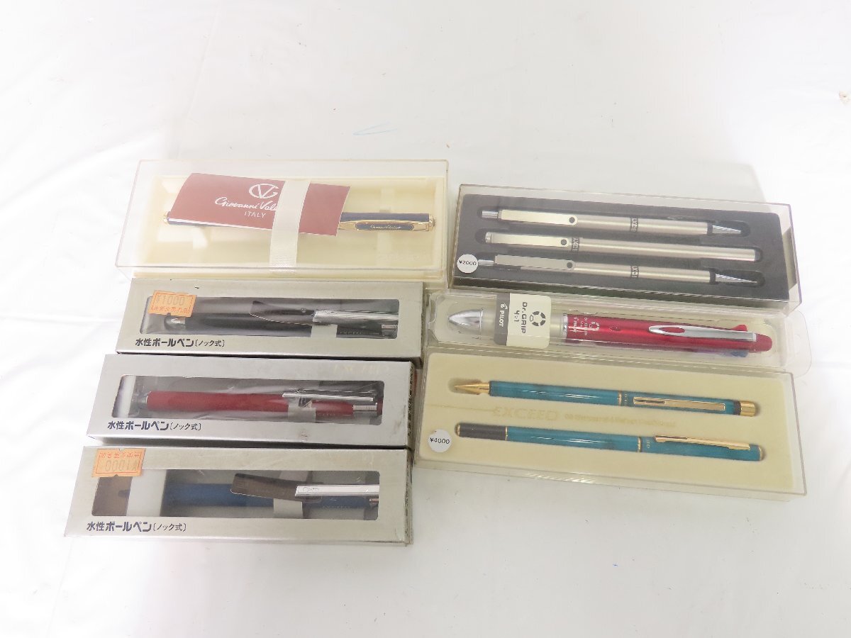 60☆未使用☆MITSUBISHI PENCIL BOXY ジョバンニバレンチノ Exceed ボールペン シャープペンシル まとめて☆0922-511拍卖