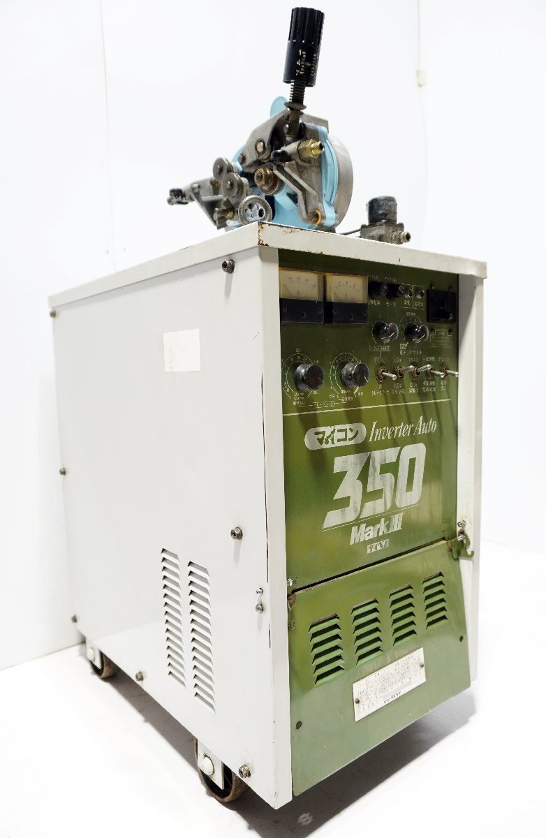 西H☆DAIHEN ダイヘン 炭酸ガスアーク溶接用直流電源 マイコン 350 MarkⅢ CPV-350/ワイヤ送給装置 CMR-231U 三相200V◇3B-581拍卖