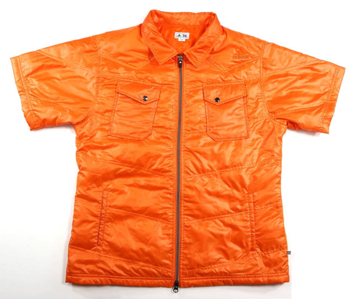 美品★adidas golf アディダス・ゴルフ 半袖ダウンジャケット/Lサイズ拍卖