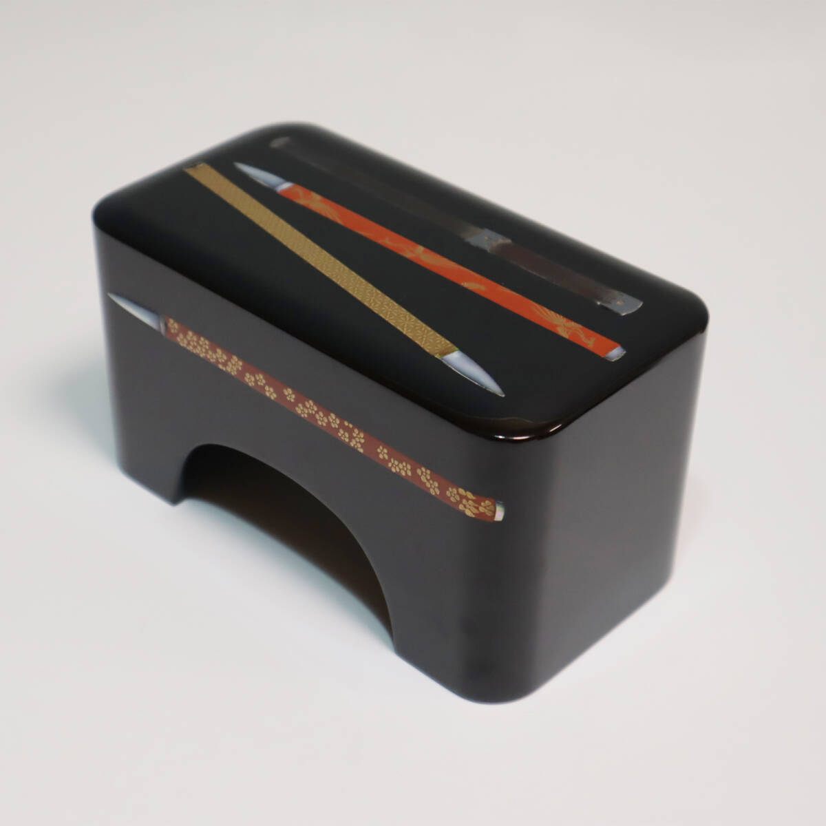 西塚栄治 筆蒔絵弁当箱 5客 共箱 うつわ/食器 UT048拍卖