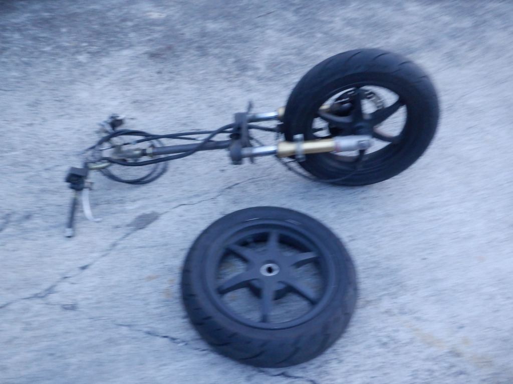 ZZ CA1PB 純正フロント廻り一式 & リアホイール フォーク ステム ハンドル ブレーキ DD拍卖