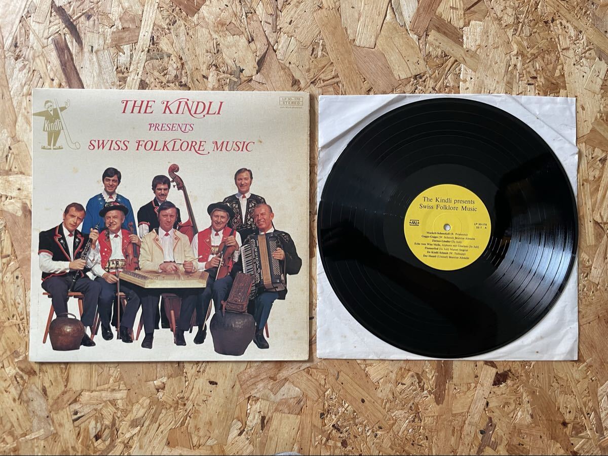 【押入整理】LPレコード スイス盤 フォルクローレ【THE KINDLI presents SWISS FOLKLORE MUSIC】拍卖