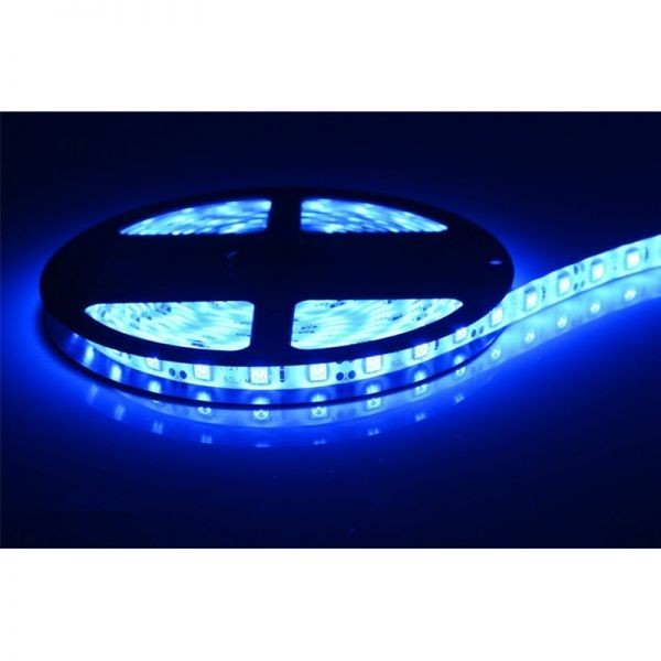 LEDテープライト ブルー 青 12V 5M 5050SMD 白ベース 300連 防水 切断可 両面テープ付 正面発光 LEDテープ DD23拍卖
