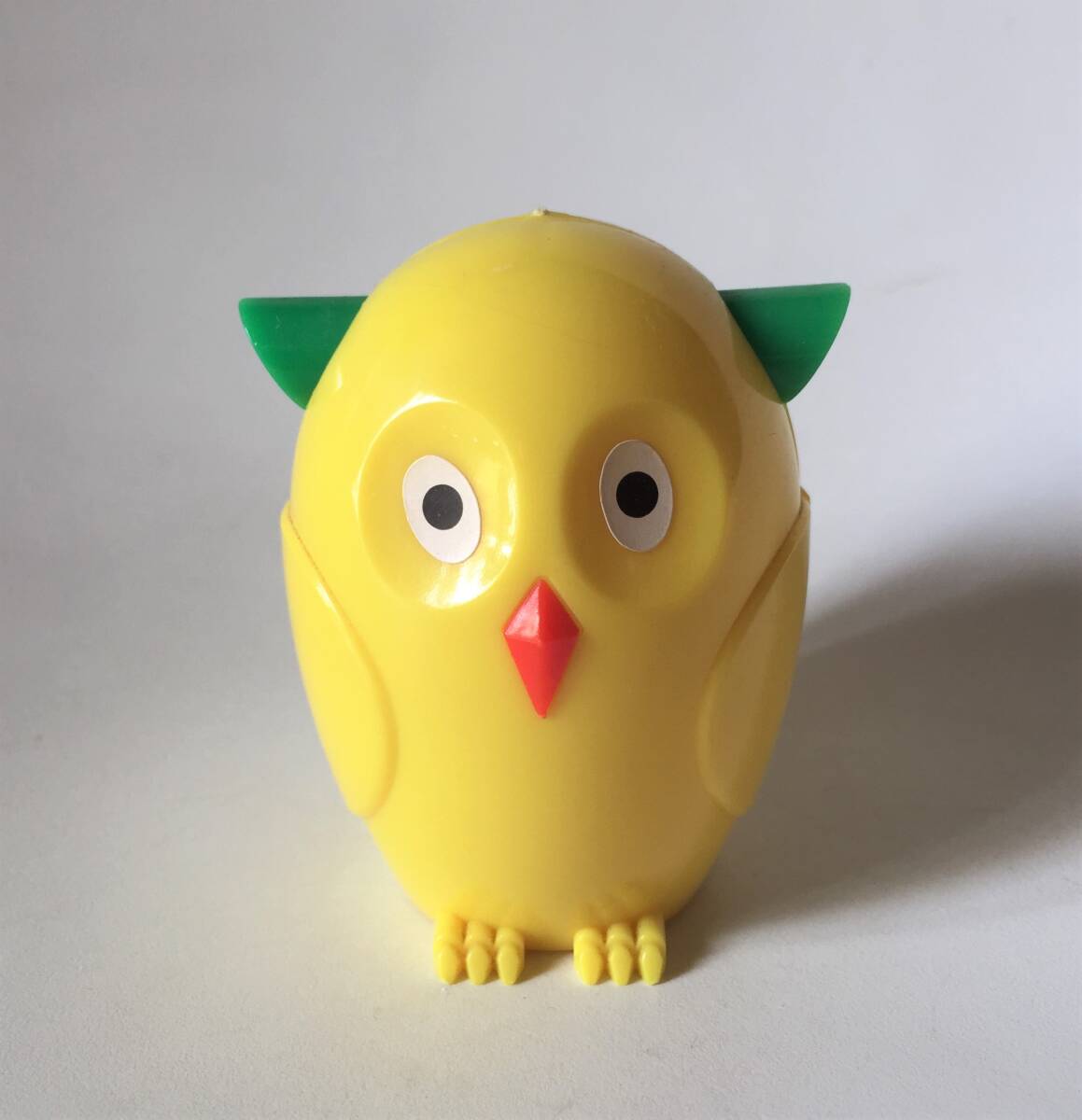 ◆ビンテージ プラスティック OWL バンク 貯金箱 フクロウ 梟 モダンデザイン 検 北欧拍卖