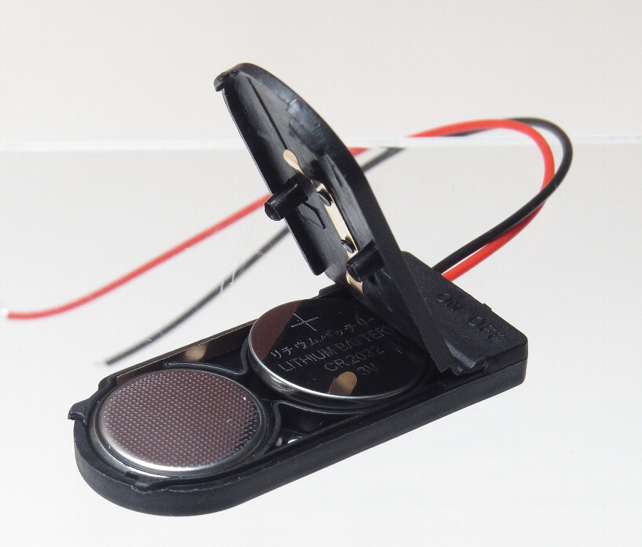 ●【送料無料】即決1個290円 6V(直列2個)コイン電池ホルダー電池ケース CR2032【ML2032、LIR2032】 ON / OFFスイッチ付き●拍卖