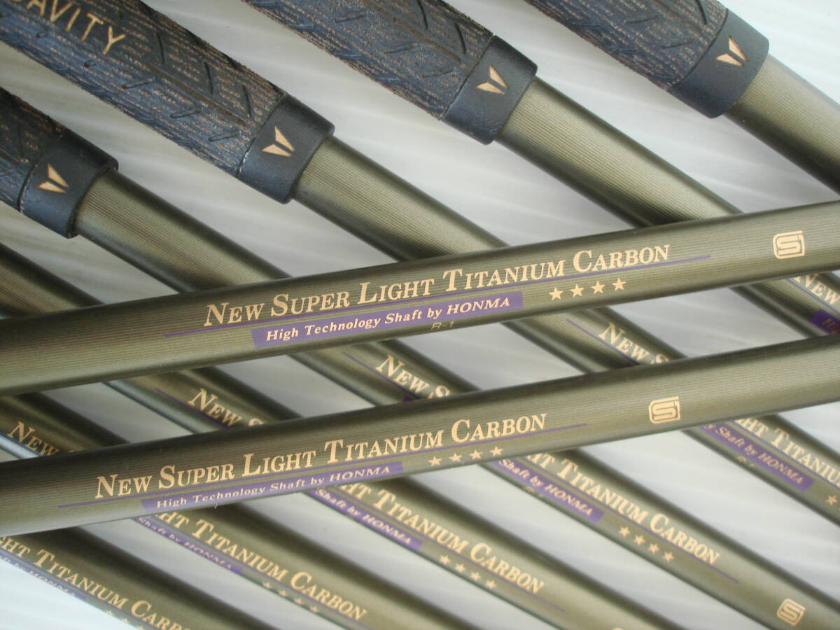 #夢中で駆け抜けて▲本間ゴルフ LB-708 FORGED 黒七宝4星9本set拍卖