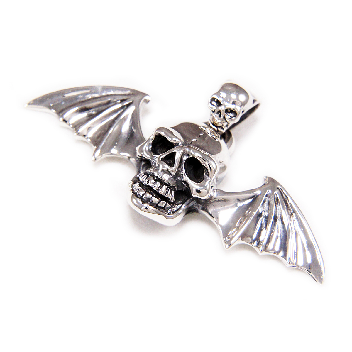 スカルドクロバットウィング925シルバーペンダント925刻印ありTAN-031拍卖