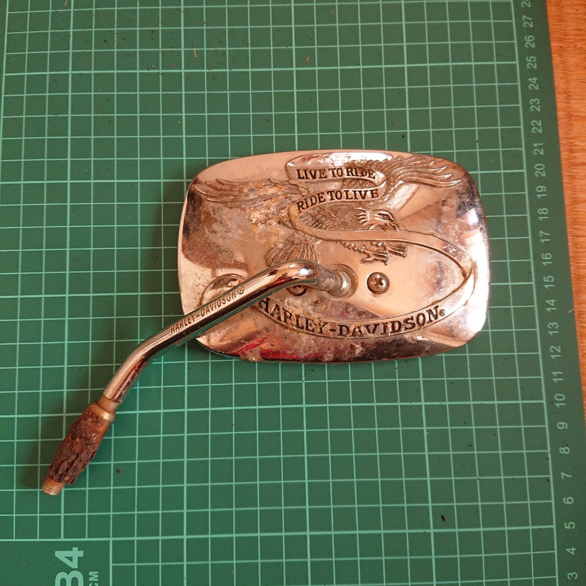 レア ハーレーダビッドソン イーグル ミラー 訳あり ショベル パーツ バイカー harley 80's 昭和 レトロ ヴィンテージ ビンテ インテリア拍卖