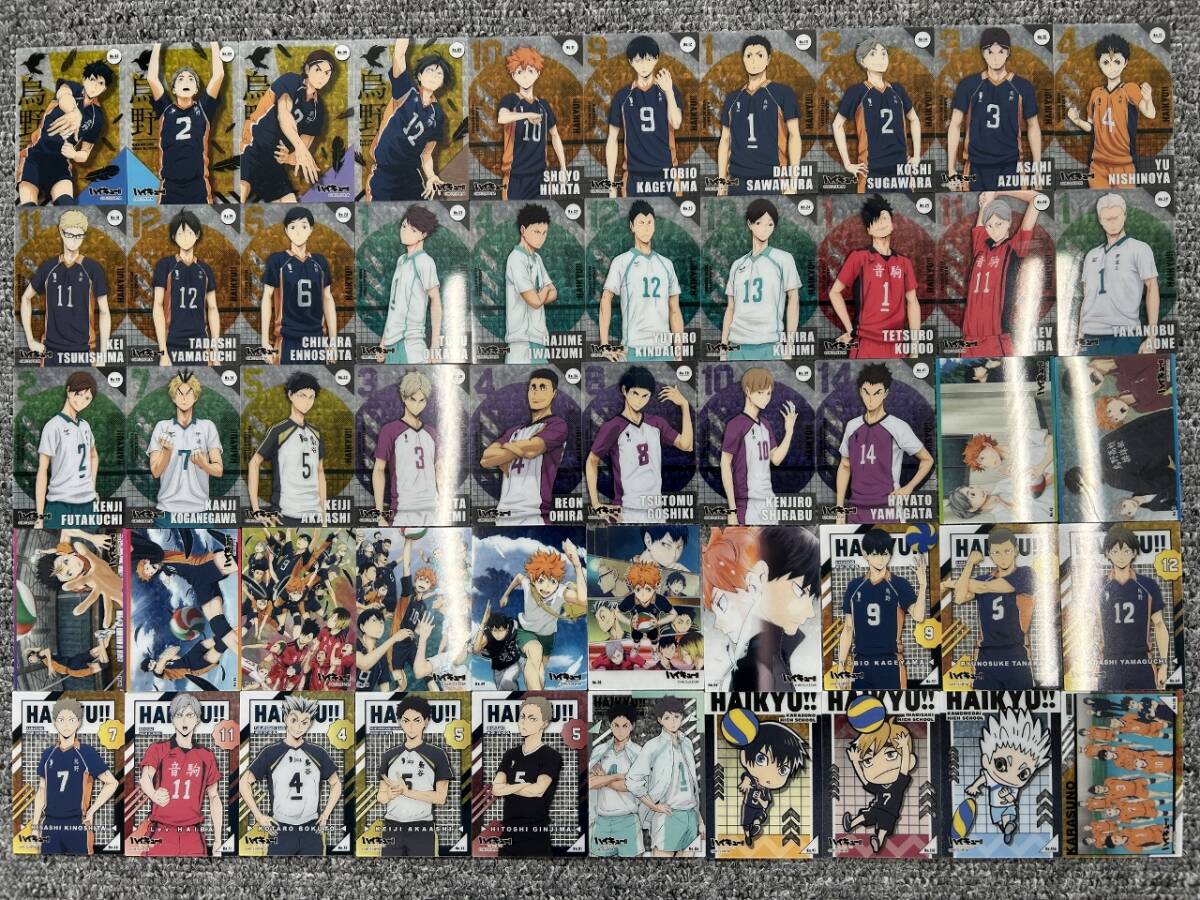 ☆送料無料☆ハイキュー!! コレクションガム【まとめ大量】クリアカード50枚セット拍卖