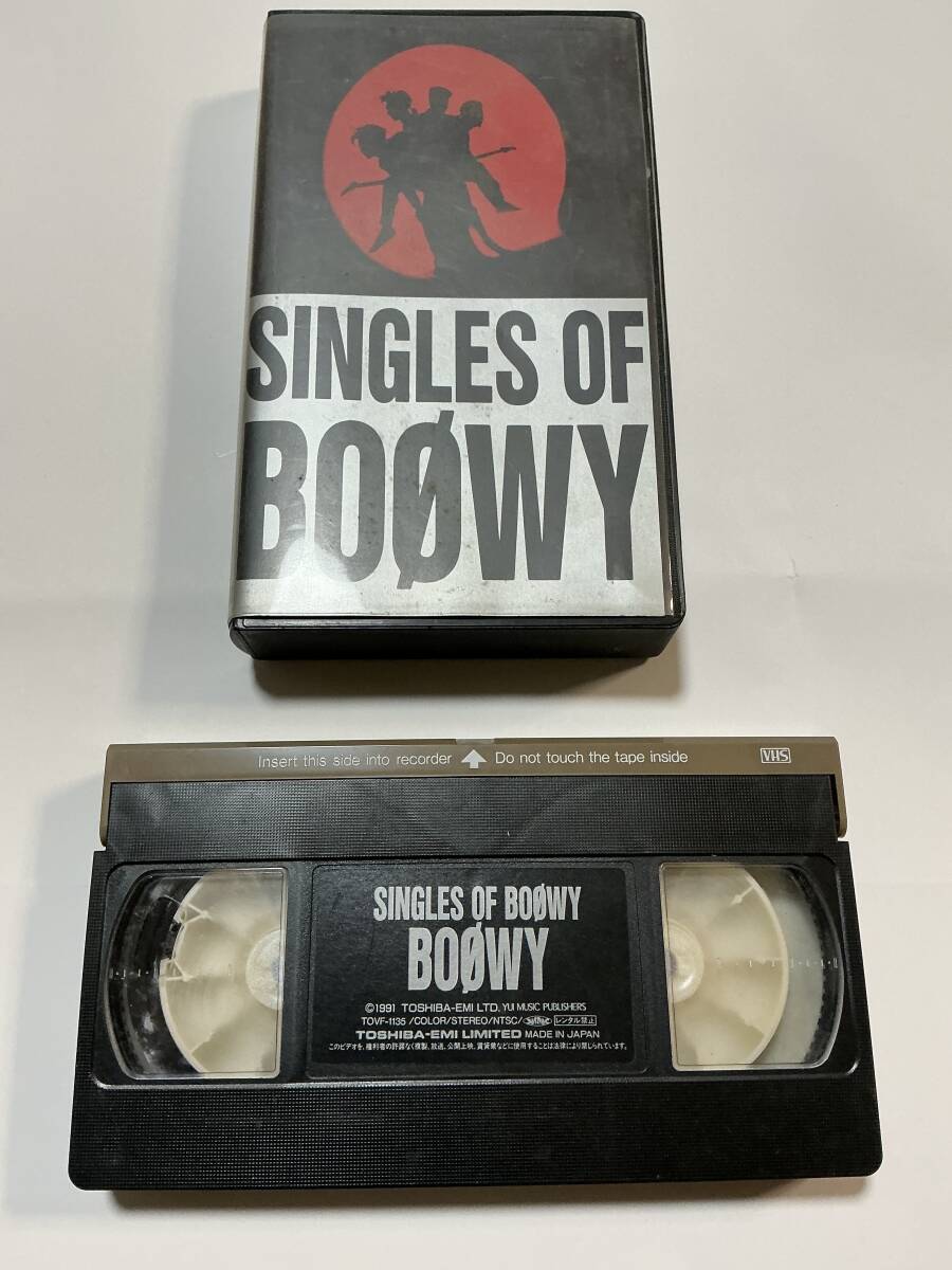 SINGLES OF BOWY ビデオテープ VHS. BOWY 氷室京介 布袋寅泰拍卖