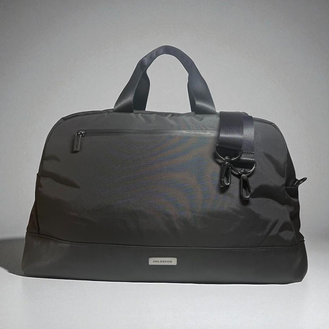 【極美品】MOLESKINE モレスキン 希少 2way ボストンバッグ メトロ ダッフルバッグ ショルダー ビジネス A4 boston bag ナイロン 黒 S2979拍卖