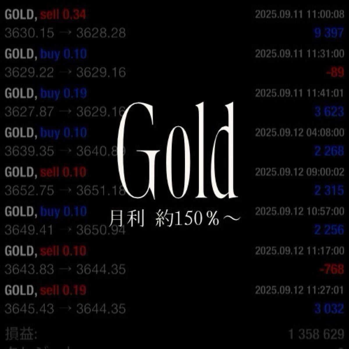 【期待値MAX】FX 自動売買 ゴールド gold EA スキャルピング 両建て 厳選型 副業 専業 XM / HFM / Vantage 3つのブローカー対応 MT4拍卖