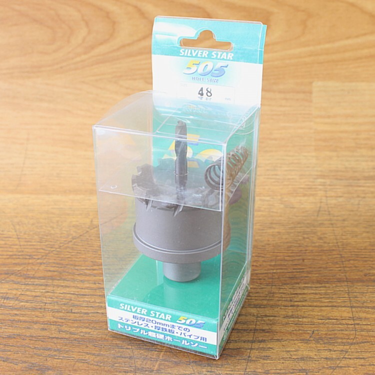 未使用)48mm 谷口工業/シルバースター 505 トリプル超硬ホールソー ホールソー ホールカッター拍卖