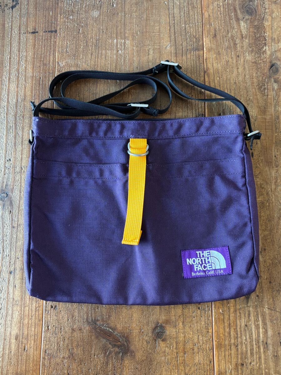 【中古】THE NORTH FACE ショルダーバッグ サコッシュ パープル×イエロー ノースフェイス 拍卖