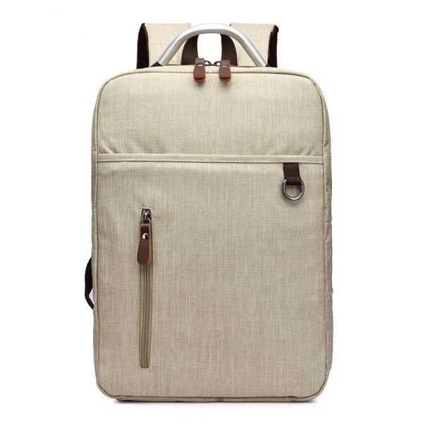 大容量リュック ビジネスリュック 通勤リュック 通勤バッグ 2way キャンバス生地 アイボリー拍卖
