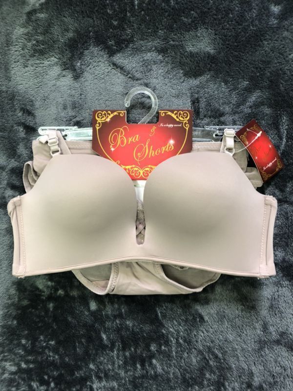 ブラショーツセット C70 ベージュ Cカップ ブラジャー ショーツMサイズ 送料無料拍卖