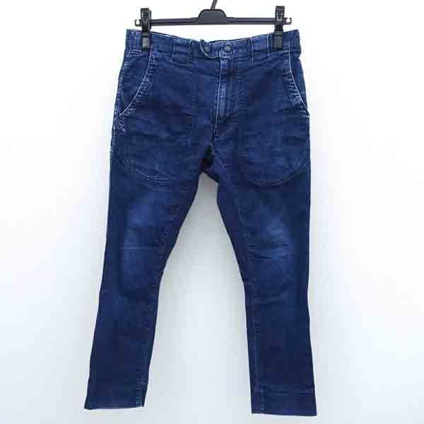 ★ ホワイトマウンテニアリング デニムパンツ ストレッチ インディゴ サイズS WM1171407 (0220532125)拍卖
