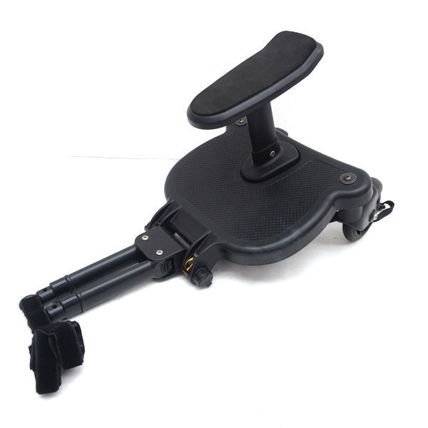 ■ ロザリー 保育士が監修 ベビーカーステップ バギー サドル付 ブラック (0220528572)拍卖