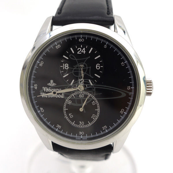 ★ ヴィヴィアンウエストウッド オーブ刻印 スモセコ クォーツ 腕時計 VW-2059 (0220533436)拍卖