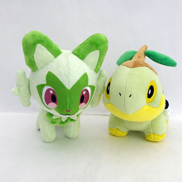 ★ 株式会社ポケモン ポケモンセンター ぬいぐるみ ナエトル ニャオハ セット (0220531089)拍卖