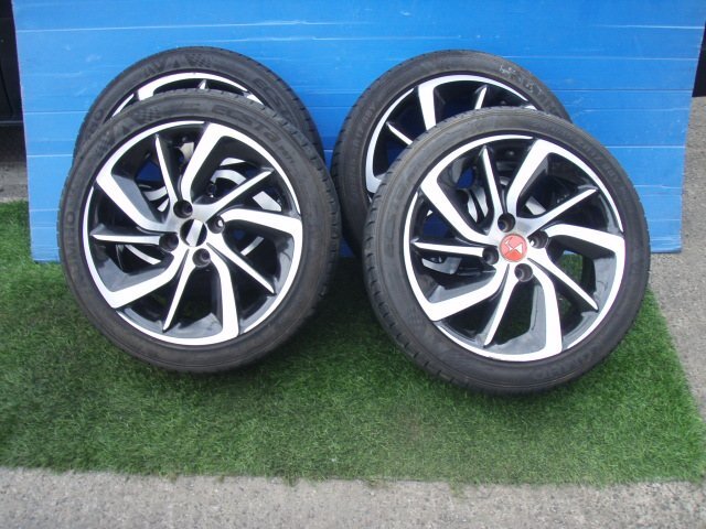 A5CHN01 シトロエン DS3 カブリオ 純正 17インチ アルミホイール 7J PCD108 4穴 +25 タイヤ 205/40ZR18 4本 SET 370642JJ拍卖