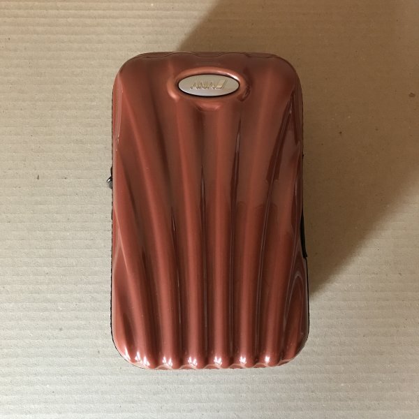 ANA サムソナイト アメニティー ポーチ ケース ファーストクラス 全日空 SAMSONITE  茶色 ブラウン拍卖