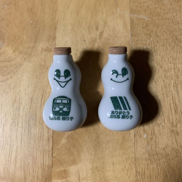 崎陽軒 シウマイ ひょうちゃん 醤油入れ シュウマイ 記念 期間限定 箸置き しょう油入れ 大 踊り子 湘南ライナー 185系拍卖