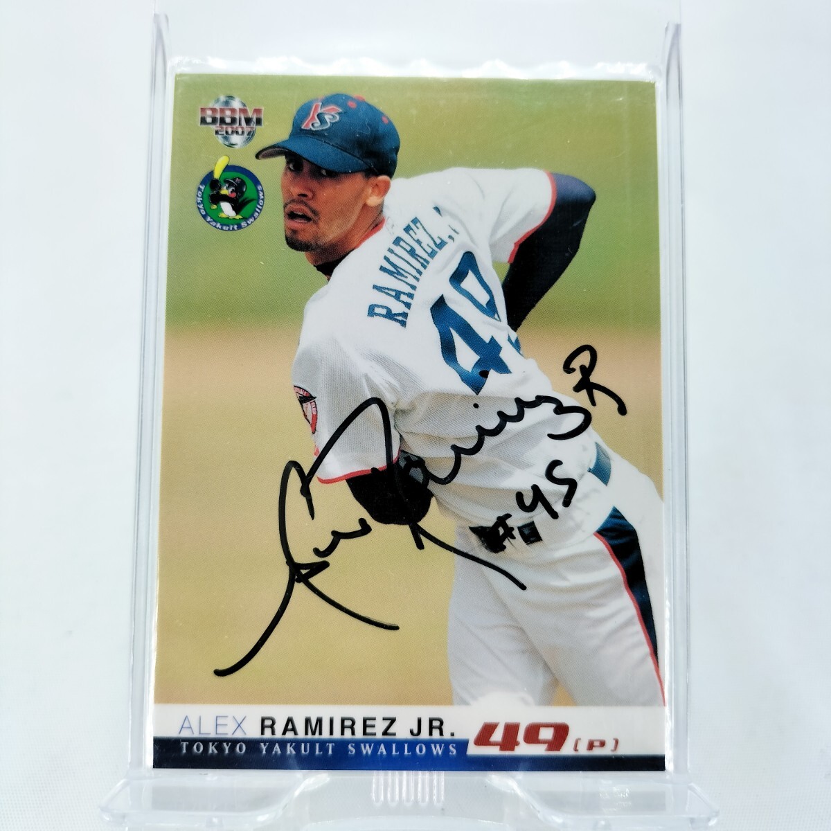 BBM 2007 ラミレスジュニア ヤクルトスワローズ 直筆サイン トレーディングカード トレカ ベースボールマガジン プロ野球 野球選手 ②拍卖